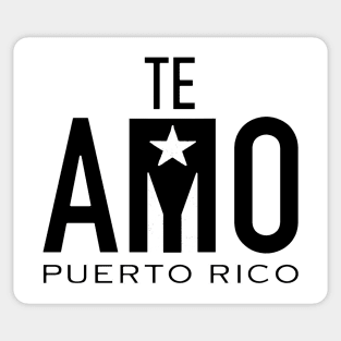 Te Amo Puerto Rico Sticker